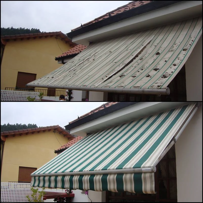 Estructura de aluminio y lona técnica para protección solar avanzada